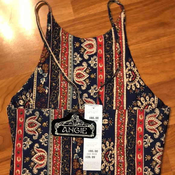 NWT Paisley Pattern Spaghetti Strap Dress - Picture 4 of 5